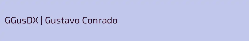 GGusDX | Gustavo Conrado